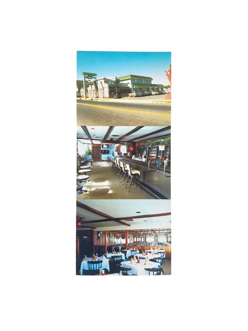 c1970 Ye Cottage Inn Banquet Restaurant Keyport NJ  Vintage Panorama Postcard